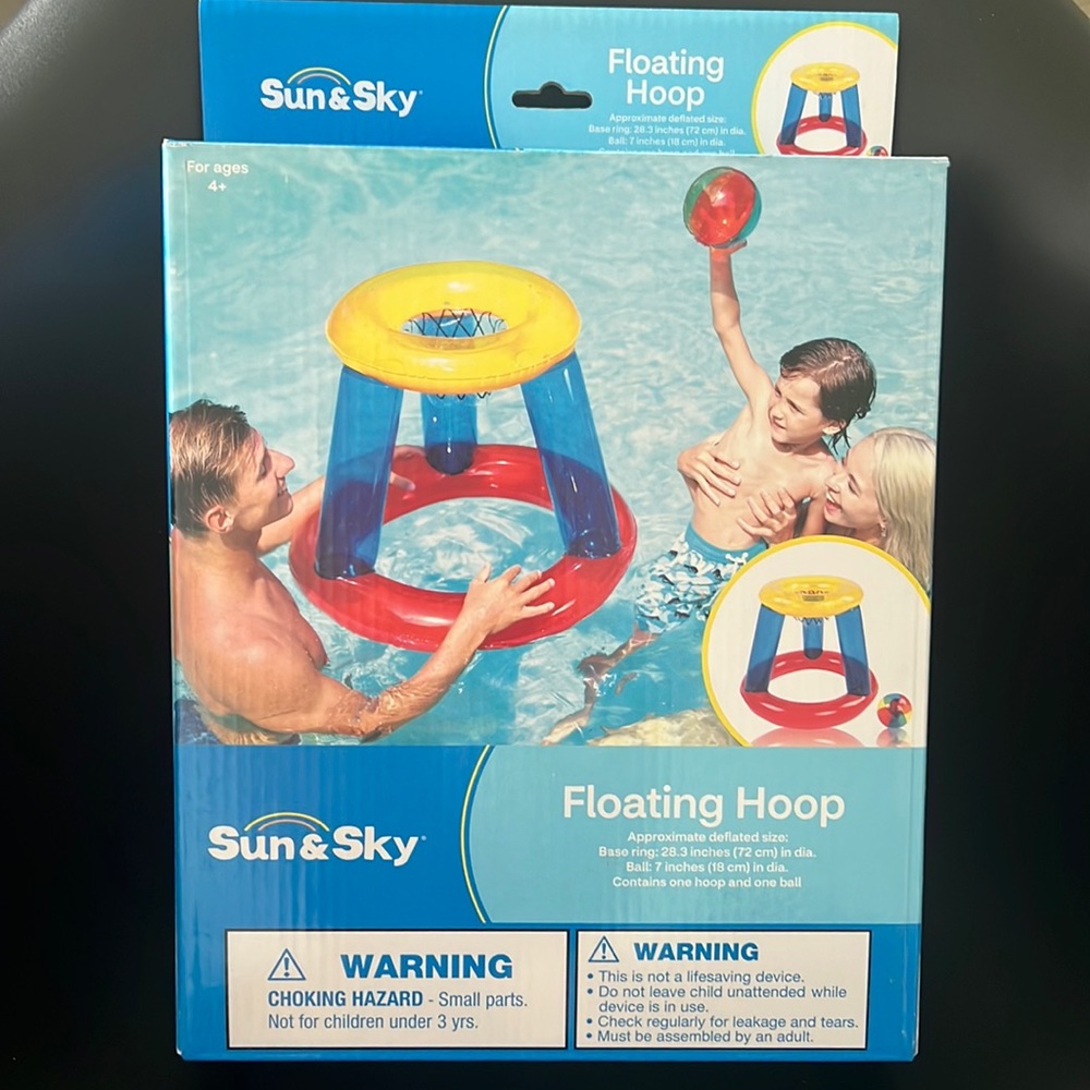 Sun & Sky Floating Hoop